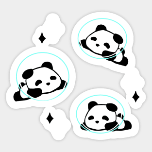 Space Pandas Sticker